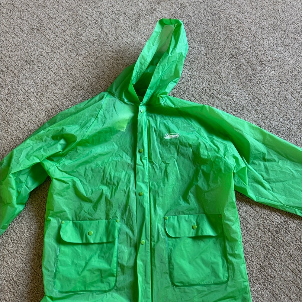 Men’s Green Rain Jacket